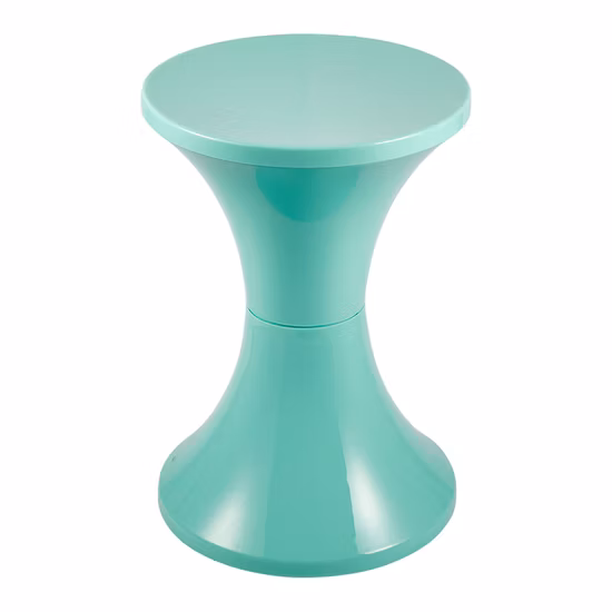 Plastic Material Unique Stacking Stool Storage Design Easy Folding Drum Stool