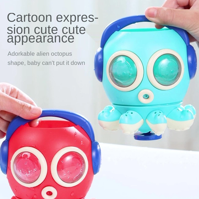 Cartoon Octopus Design Bathroom Shower Toy Kids Spray Whirling Water Bathing Toys Funny Bath Baby Toy Toddler Bathtub Toy